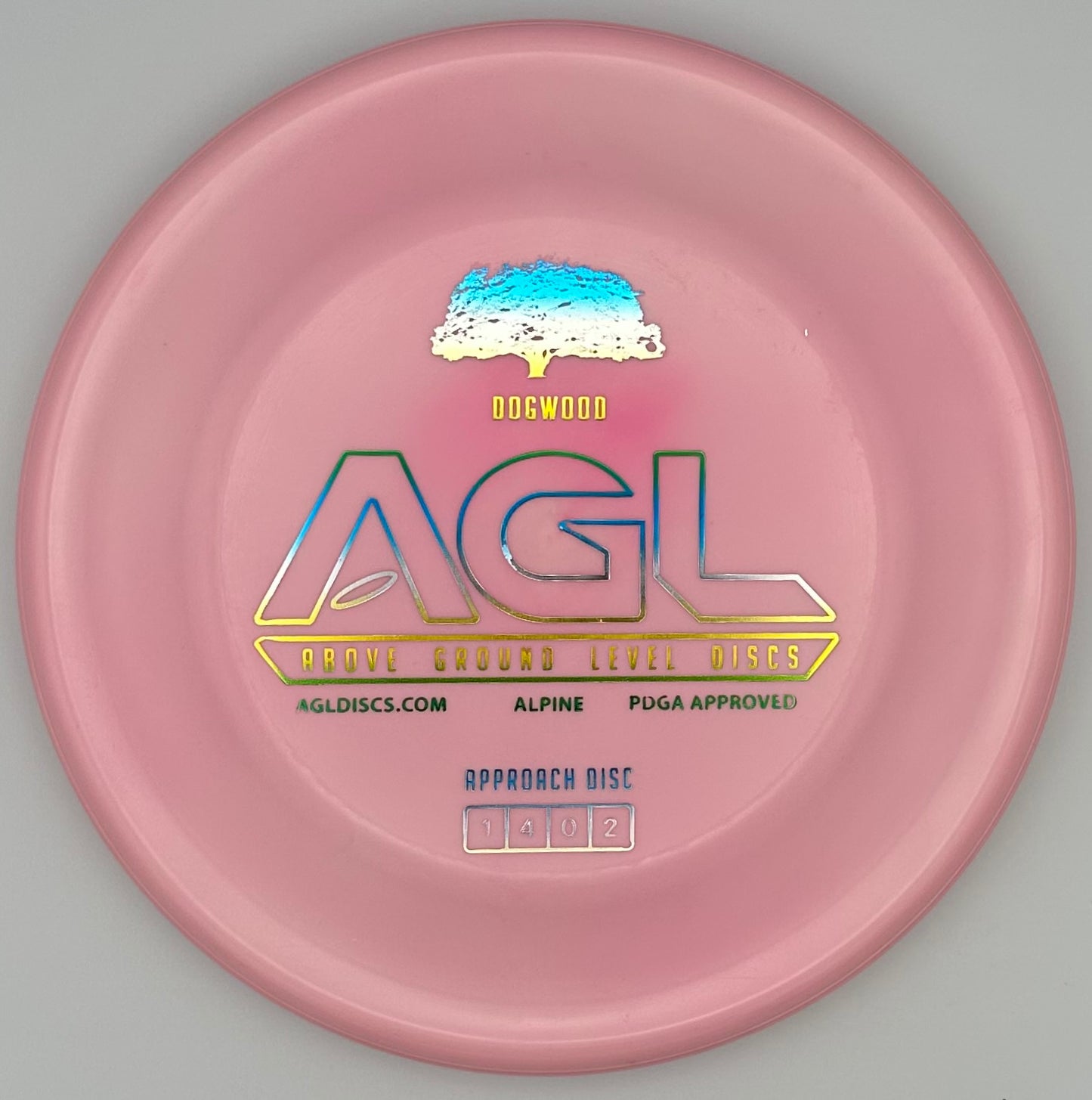 AGL Discs - Flamingo Pink Alpine DogWood (AGL Bar Stamp)