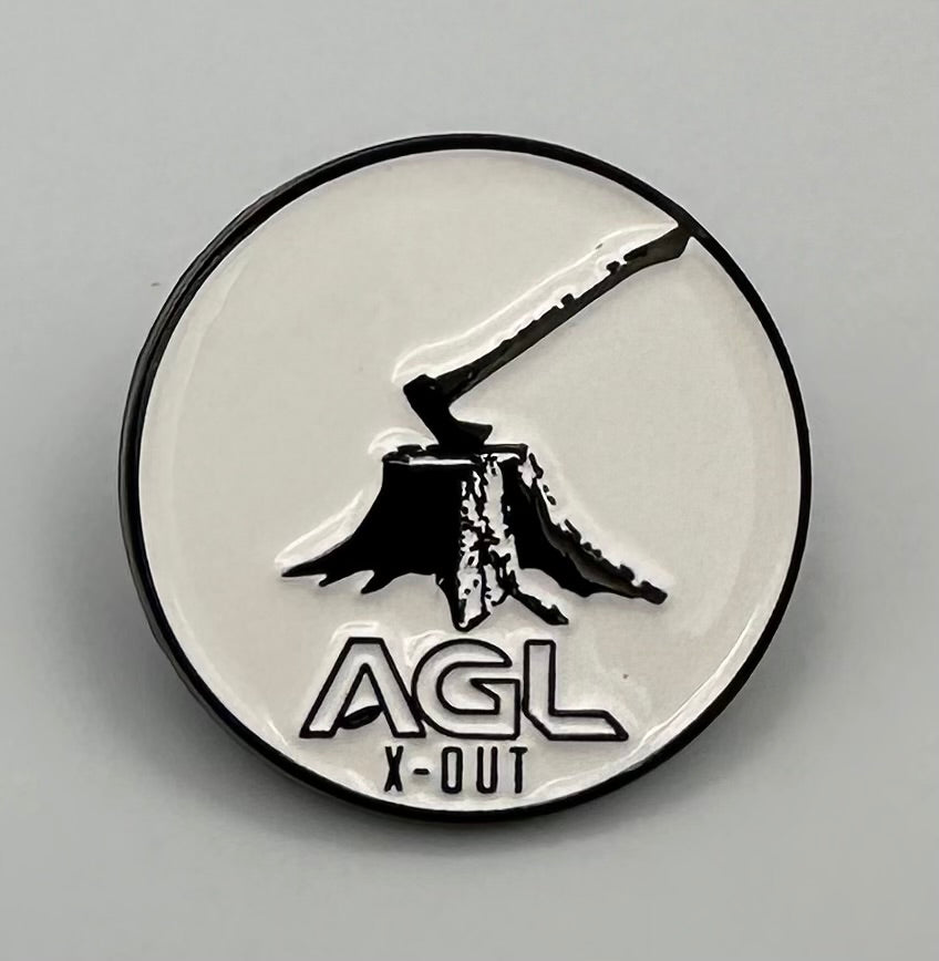 AGL Discs - AGL Hat Pin (X-Out stamp)