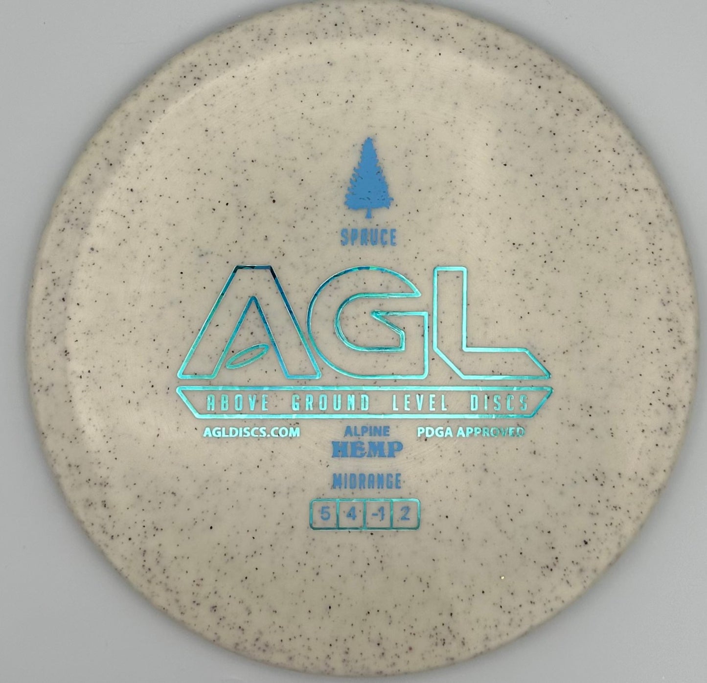 AGL Discs - Cookies and Cream Alpine Hemp Spruce (AGL Bar Stamp)