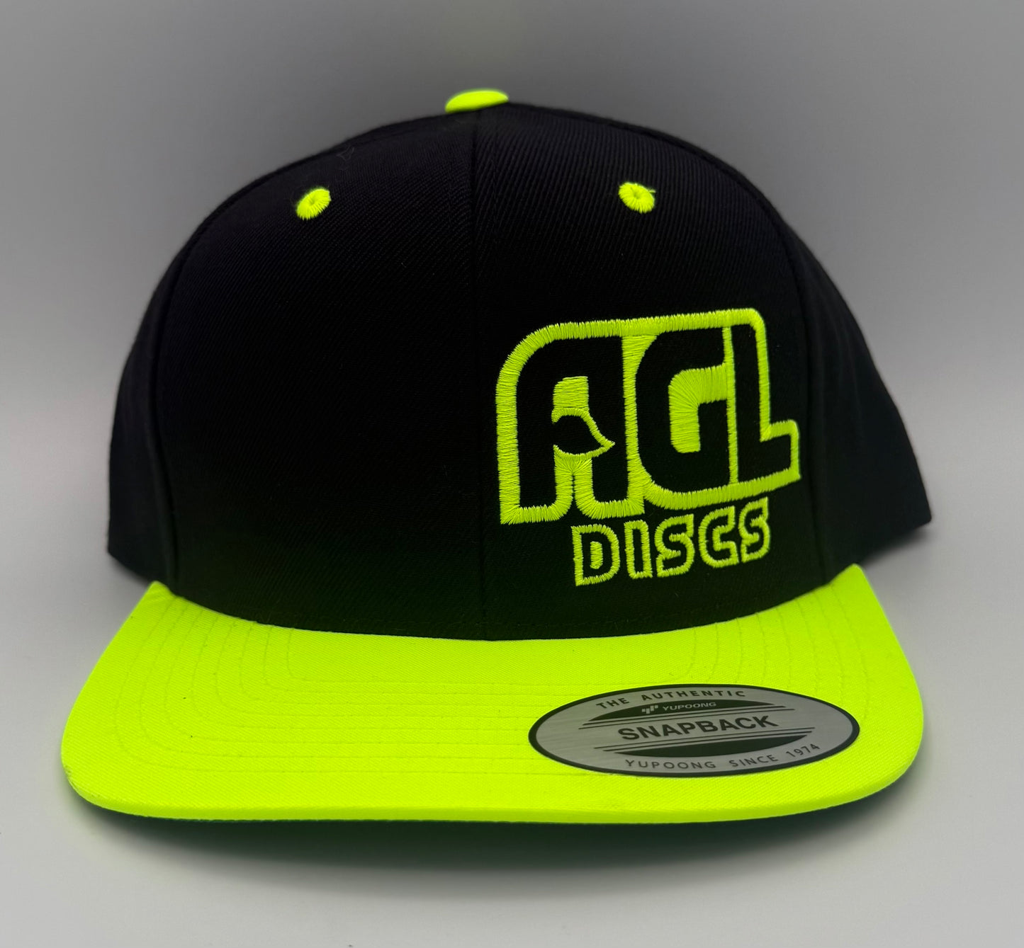 AGL Discs - Flat Bill Snapback Cap with Embroidered Logo