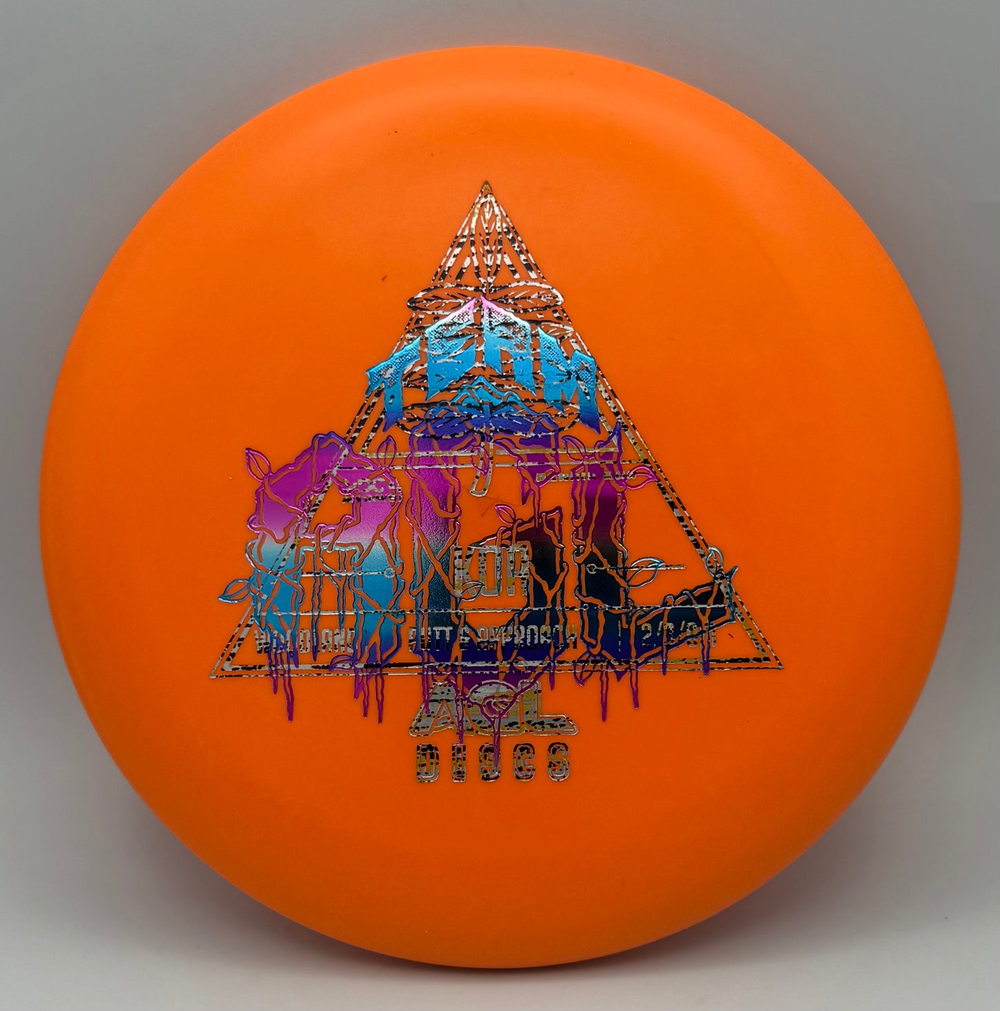 Team AGL Discs - Nexus Woodland Koa X- Outs (Team Stamp)