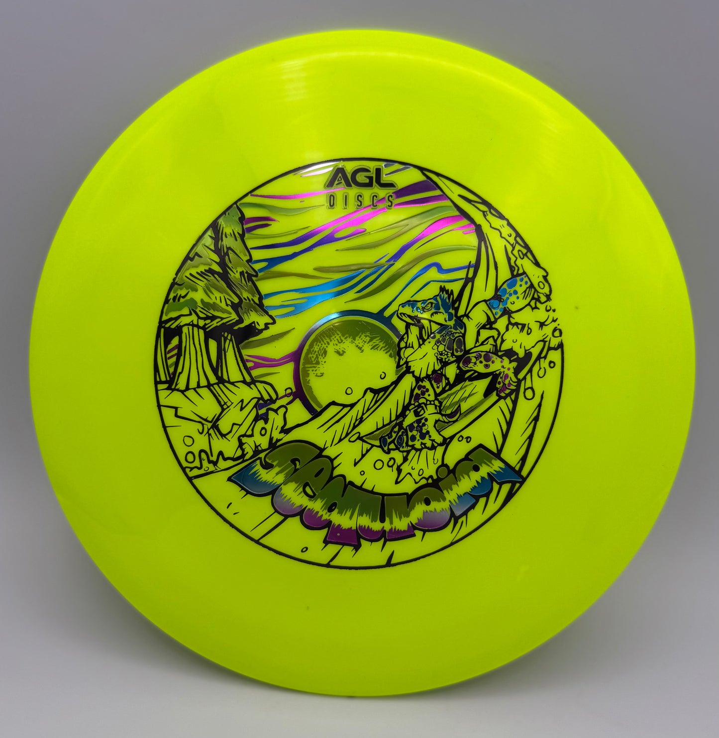 AGL Discs - Day Glow Polar Sequoia (Jef Wind Series Stamp)