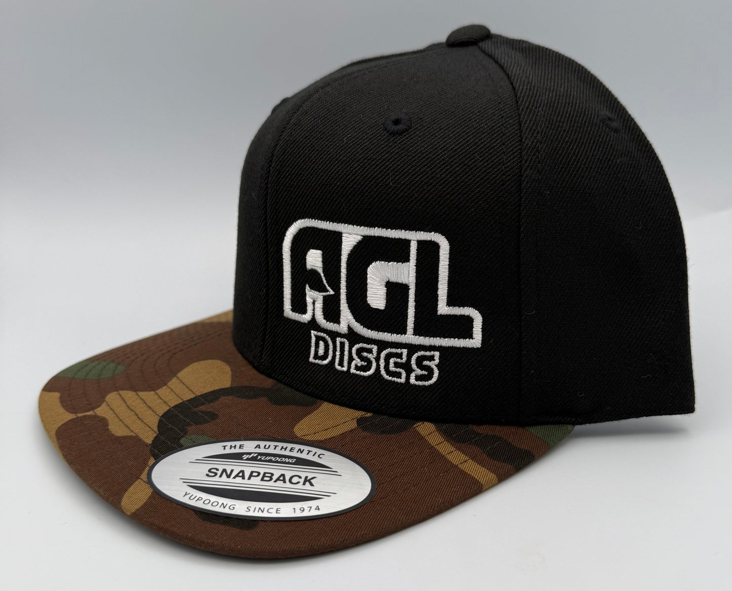 AGL Discs - Flat Bill Snapback Cap with Embroidered Logo