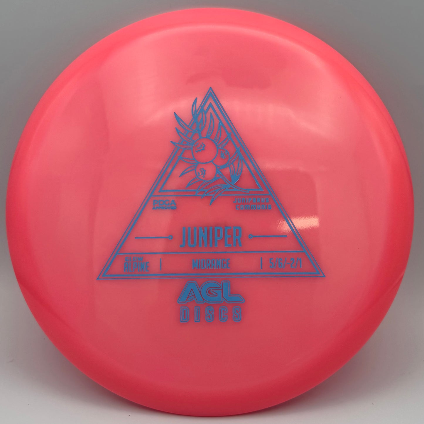 AGL Discs - Pink Alpine Glow Juniper (AGL Stock Stamp)