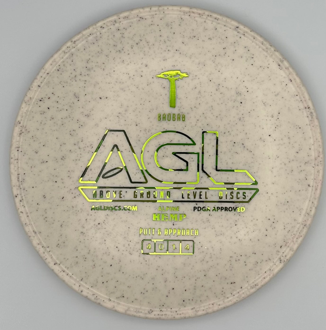 AGL Discs - Cookies and Cream Alpine Hemp Baobab (AGL Bar Stamp)