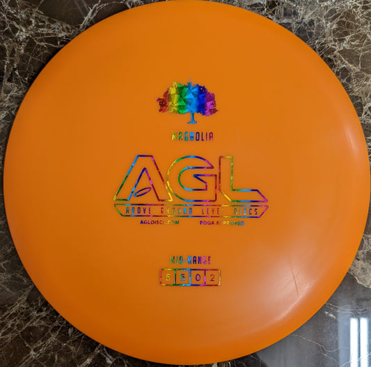 AGL Discs - Orange Woodland Magnolia (AGL Bar Stamp)