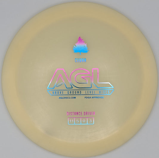 AGL Discs - Yellow Snow Alpine Cedar (AGL Bar Stamp)