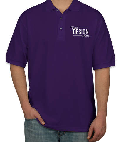 AGL Discs - Purple AGL Dri-Fit Polo Shirt