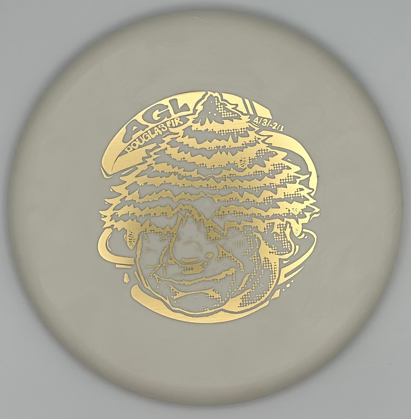 AGL Discs - White Woodland GLOW Douglas Fir (Tree Head Stamp)