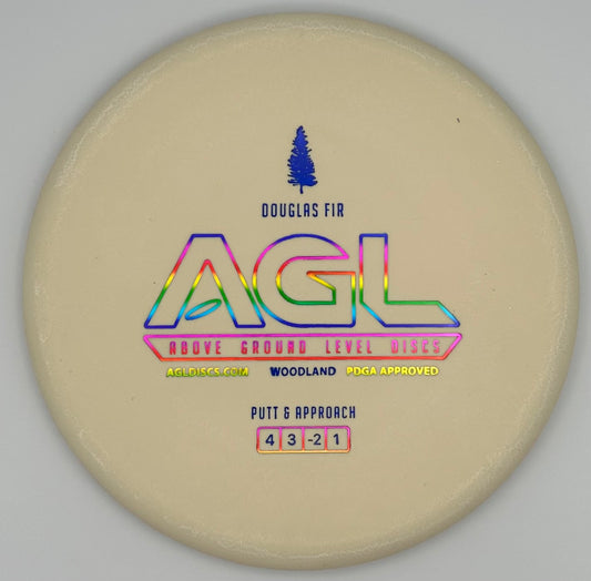AGL Discs - White Woodland Douglas Fir (AGL Bar Stamp)