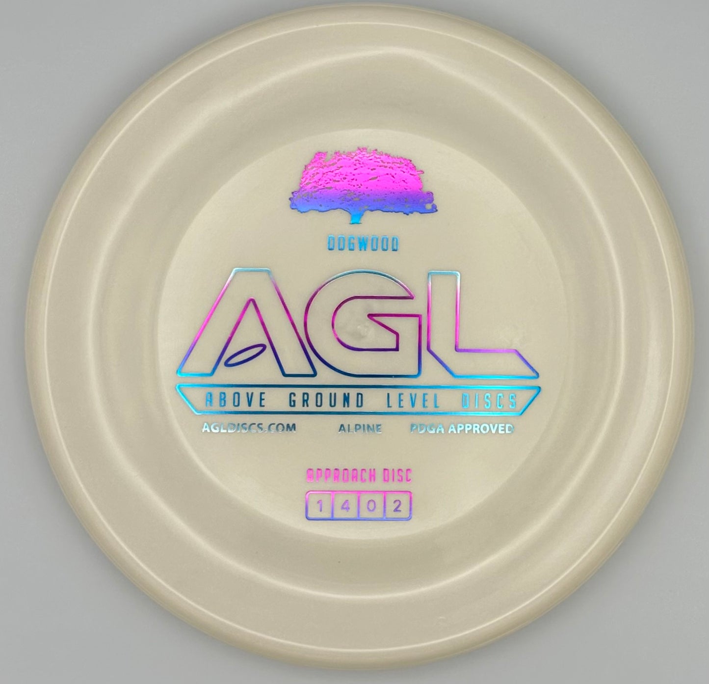 AGL Discs - Snowy White Alpine DogWood (AGL Bar Stamp)