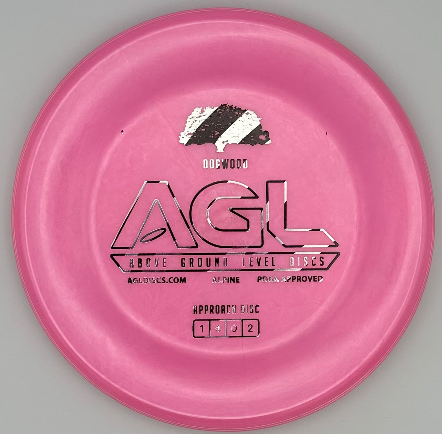 AGL Discs - Flamingo Pink Alpine DogWood (AGL Bar Stamp)