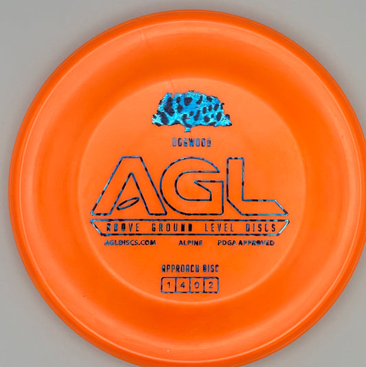 AGL Discs - Pumpkin Orange Alpine DogWood (AGL Bar Stamp)