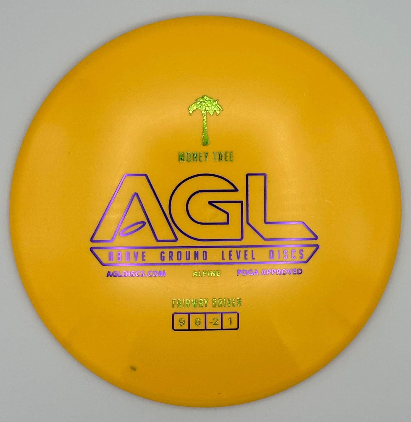 AGL Discs - Marigold Alpine Money Tree (AGL Bar Stamp)