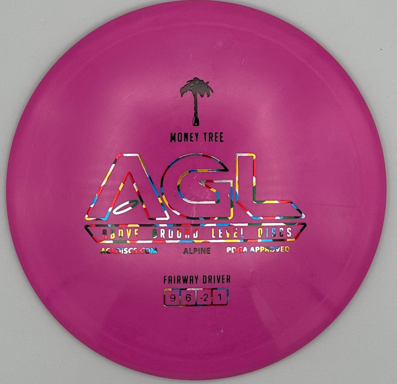AGL Discs - Pink Taffy Alpine Money Tree (AGL Bar Stamp)