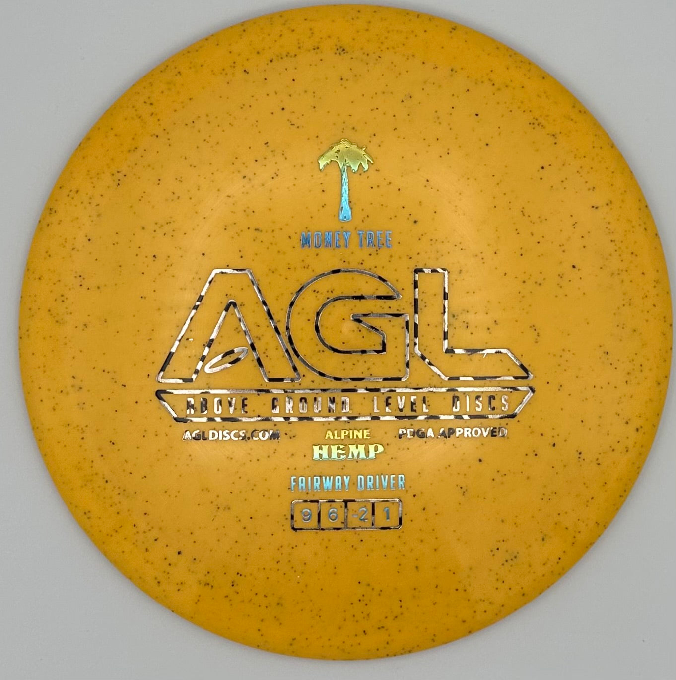 AGL Discs - Spicy Mustard HEMP Alpine Money Tree (AGL Bar Stamp)