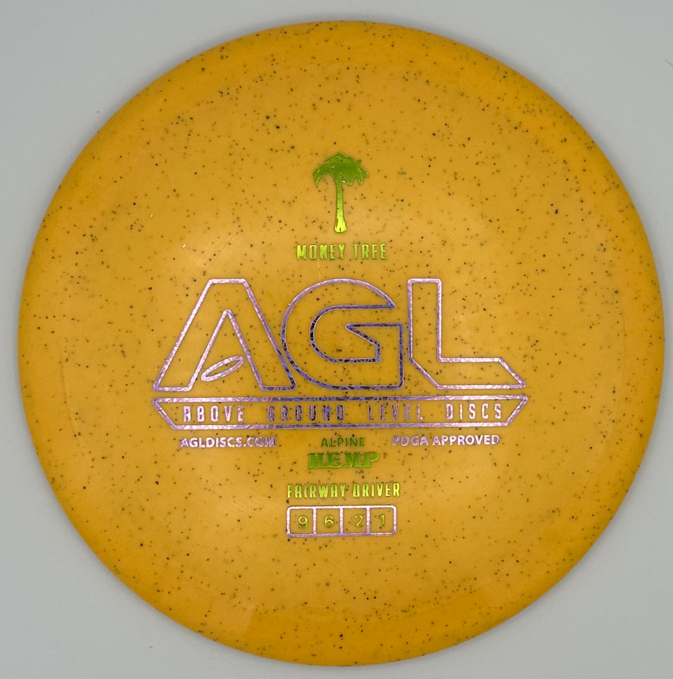 AGL Discs - Spicy Mustard HEMP Alpine Money Tree (AGL Bar Stamp)
