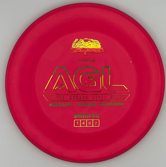AGL Discs - Flamingo Pink Woodland DogWood (AGL Bar Stamp)