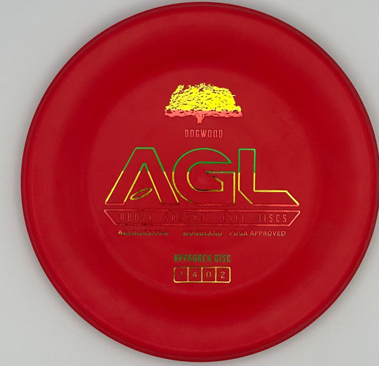 AGL Discs - Fire Engine Red Woodland DogWood (AGL Bar Stamp)