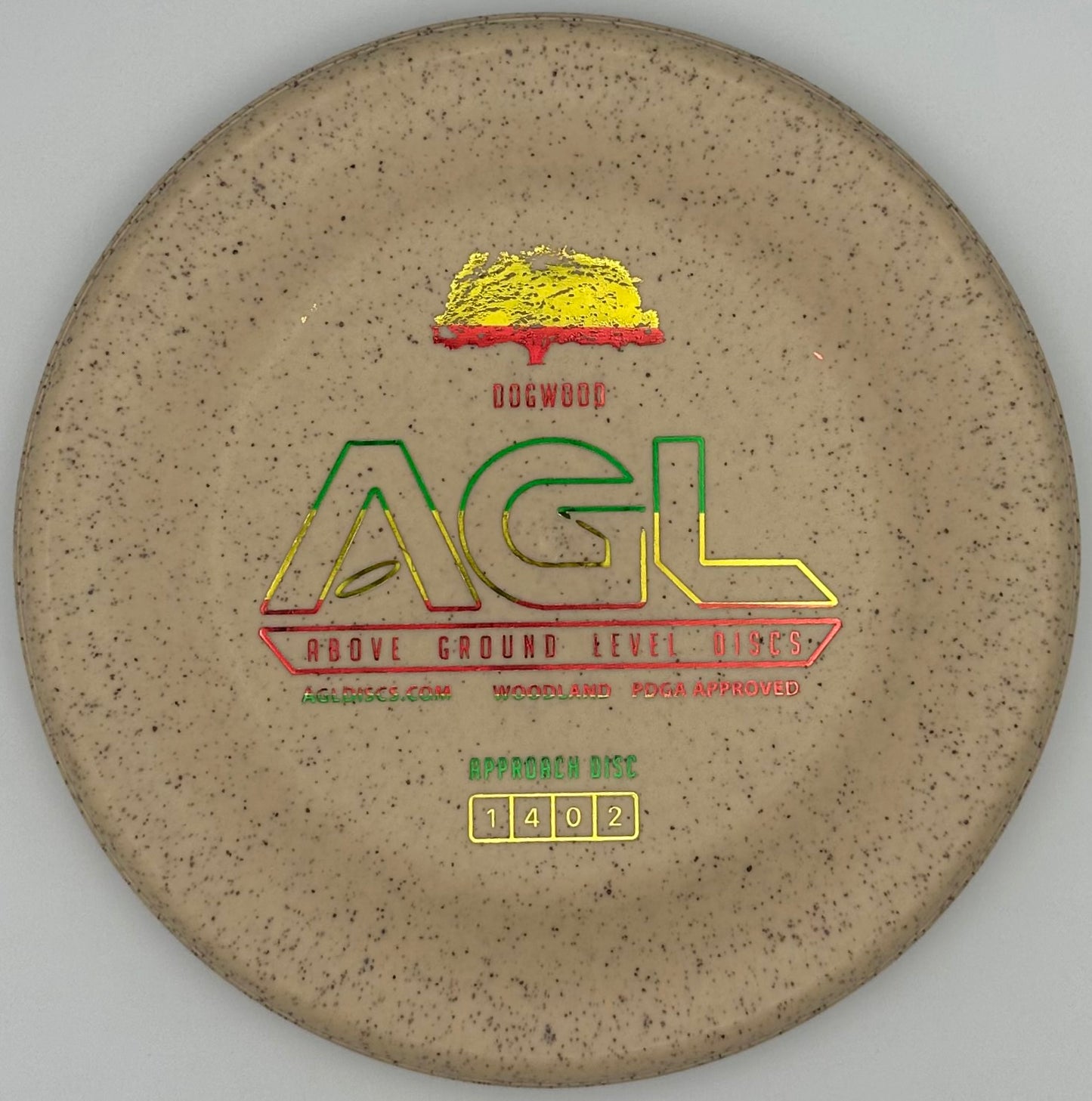 AGL Discs - Cookies and Cream Woodland Hemp DogWood (AGL Bar Stamp)