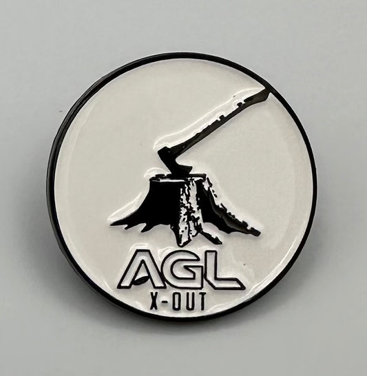 AGL Discs - AGL Hat Pin (X-Out stamp)