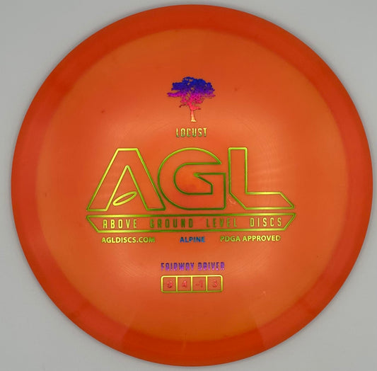 AGL Discs - Tangerine Alpine Locust (AGL Bar Logo)