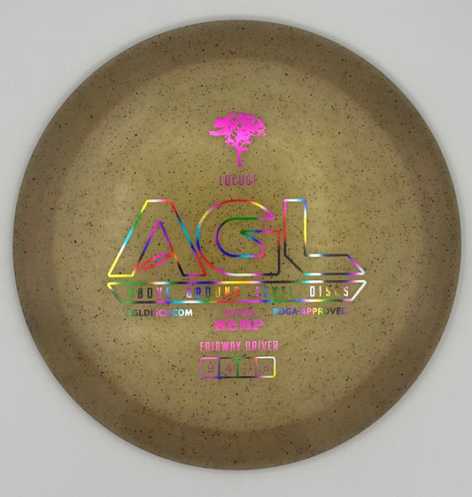 AGL Discs - Sandy Alpine Hemp Locust (AGL Bar Logo)