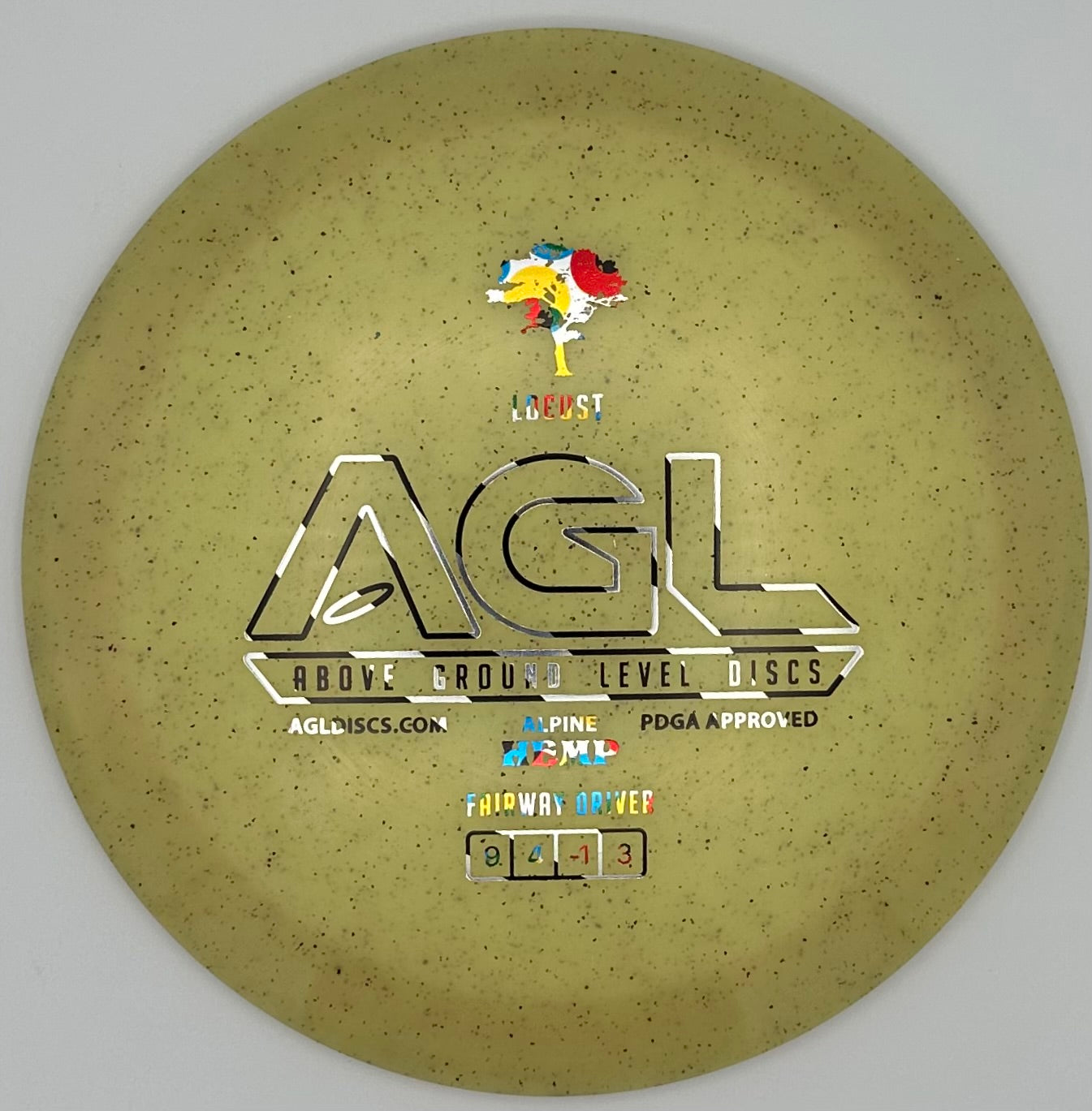 AGL Discs - Lemon Lime Alpine Hemp Locust (AGL Bar Logo)