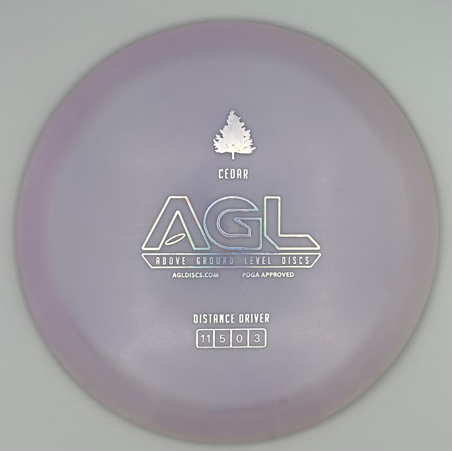 AGL Discs - Orchid Alpine Boreal Cedar (AGL Bar Stamp)