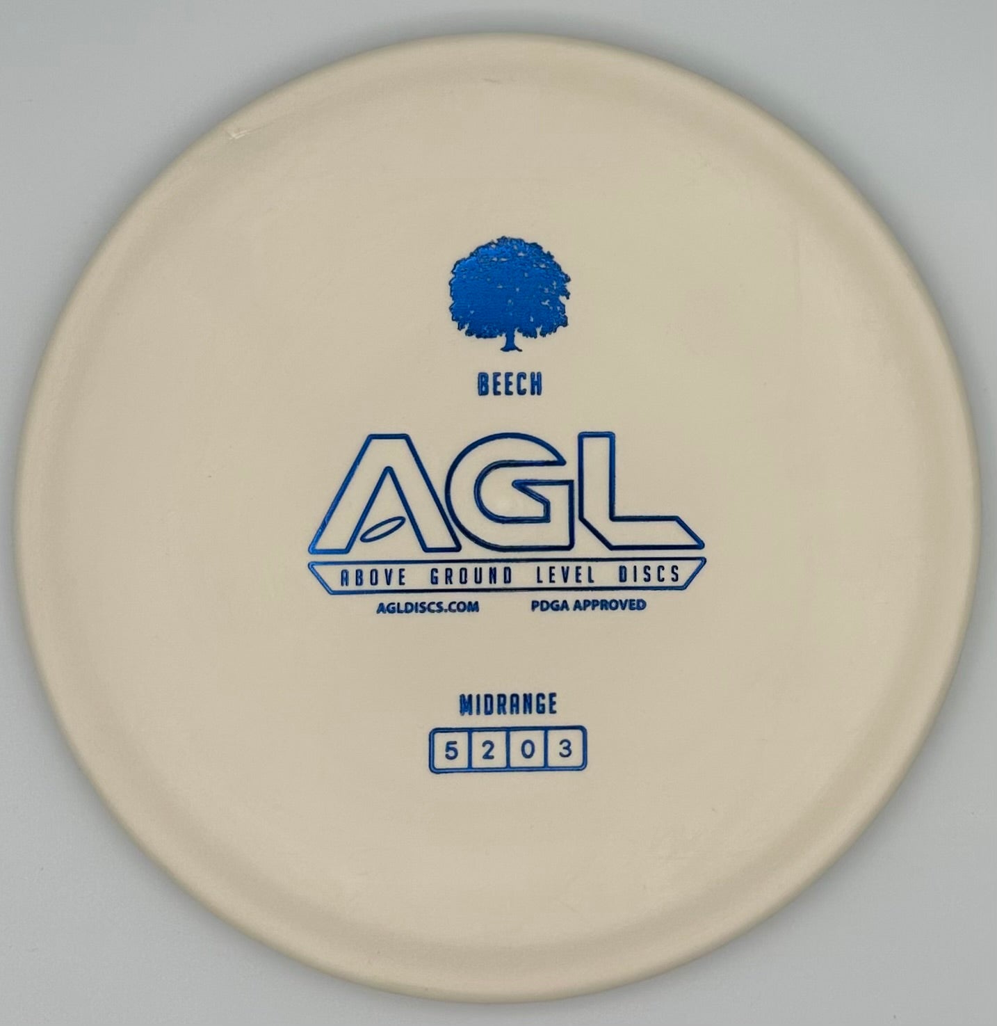 AGL Discs - White Woodland Beech X-Outs (aX-Out Stamp)
