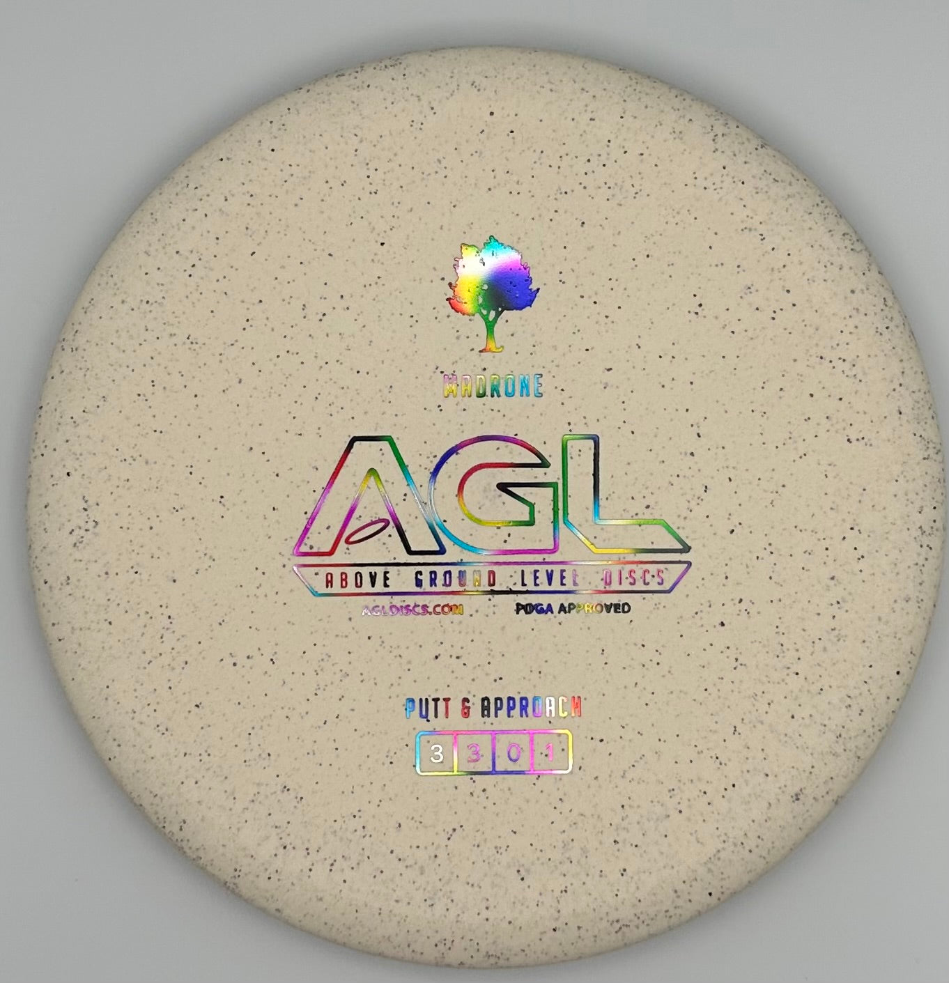 AGL Discs - Cookie and Cream Woodland Hemp Madrone (AGL Bar Stamp)