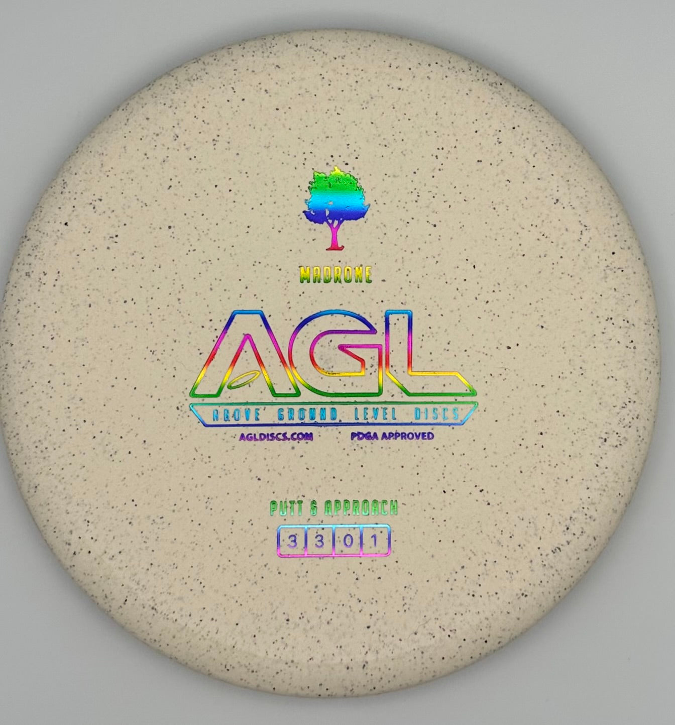 AGL Discs - Cookie and Cream Woodland Hemp Madrone (AGL Bar Stamp)
