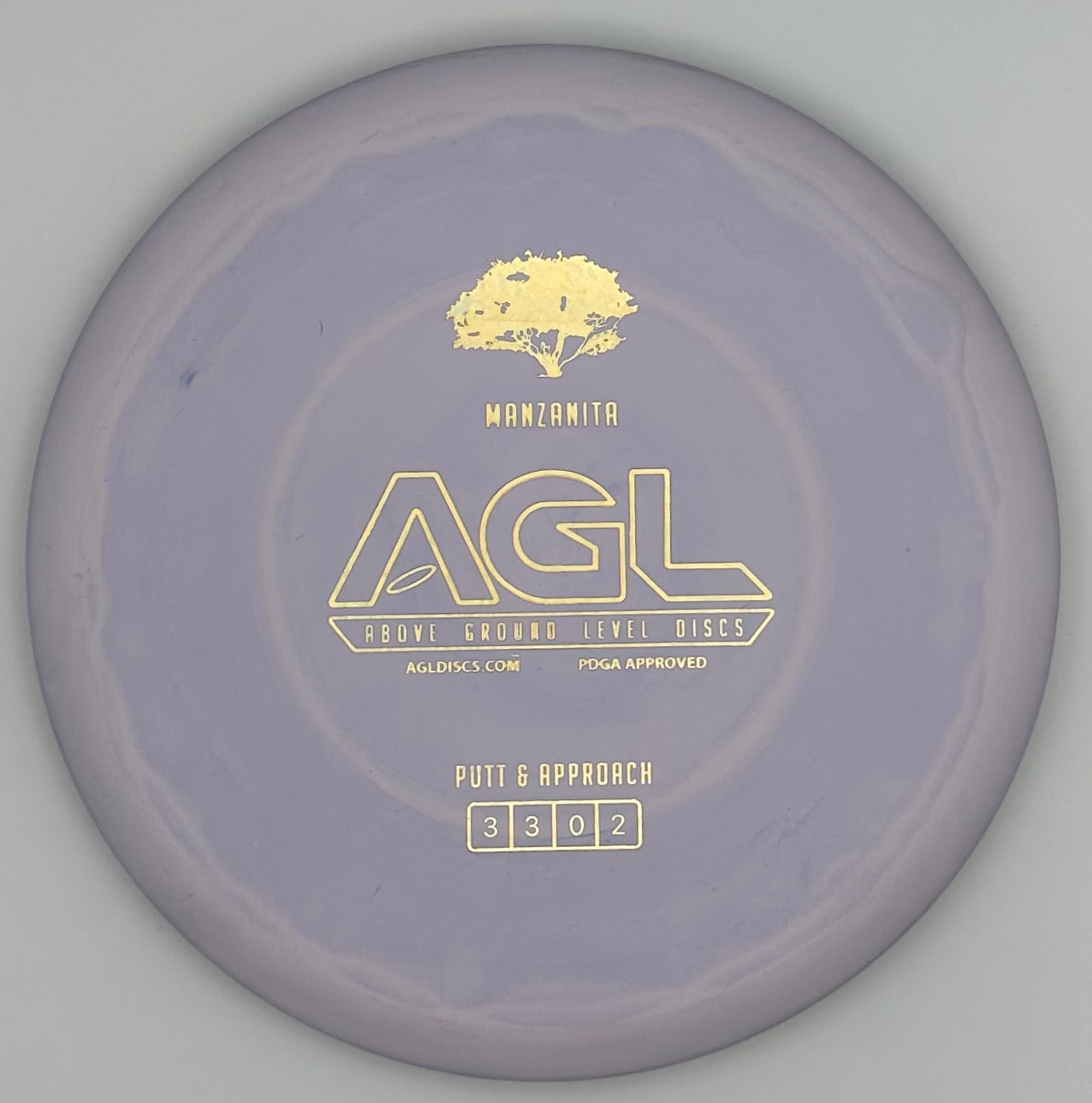 AGL Discs - Icy Fig Swirl Woodland Manzanita (AGL Bar Stamps)