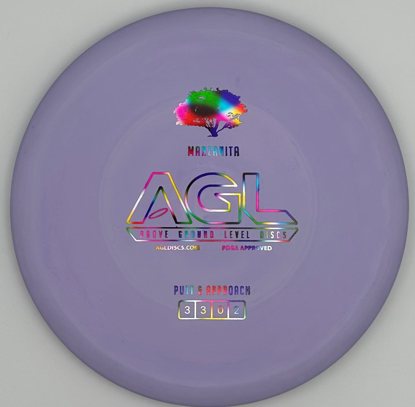 AGL Discs - Icy Fig Swirl Woodland Manzanita (AGL Bar Stamps)