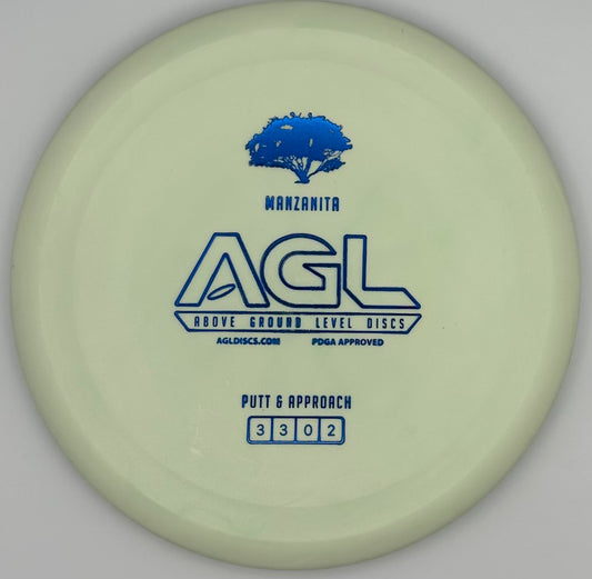 AGL Discs - White Woodland Glow Firm Manzanita (AGL Bar Stamp)