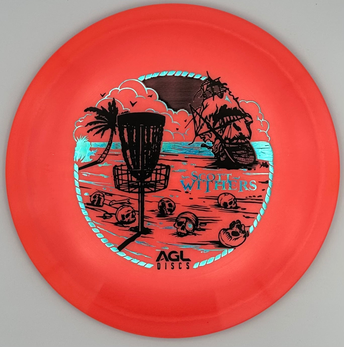 AGL Discs - Red Alpine Sycamore (Scott Withers Tour Stamp)