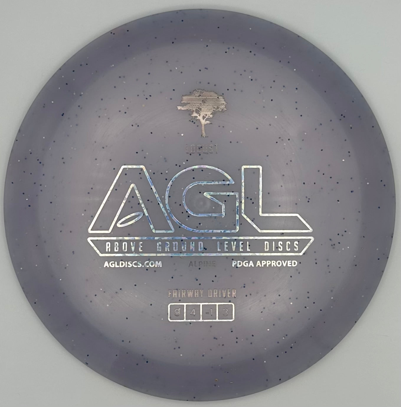 AGL Discs - Blurple Alpine Lichen Locust (AGL Bar Stamp)