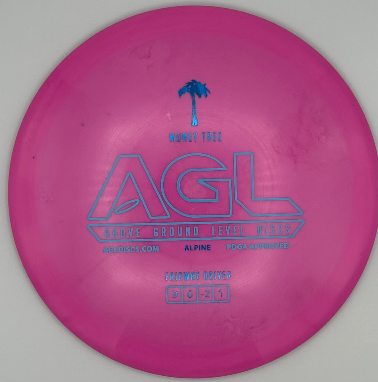 AGL Discs - Pink Taffy Alpine Money Tree (AGL Bar Stamp)