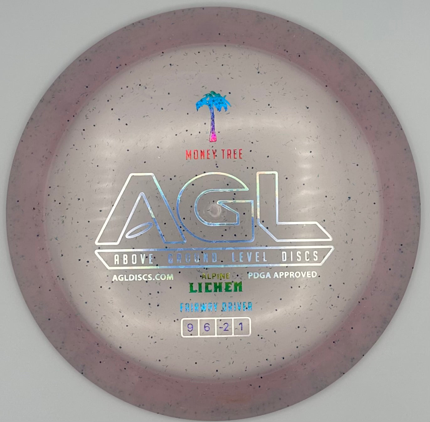 AGL Discs - Sparkleberry Alpine Lichen Money Tree (AGL Bar Stamp)