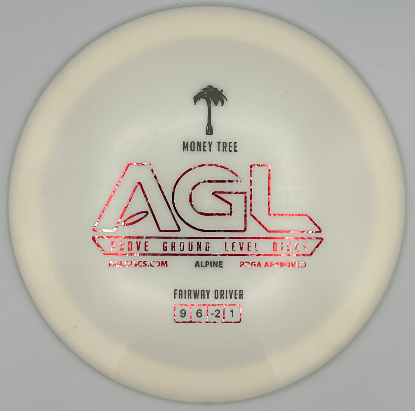AGL Discs - Marshmallow White Alpine Money Tree (AGL Bar Stamp)