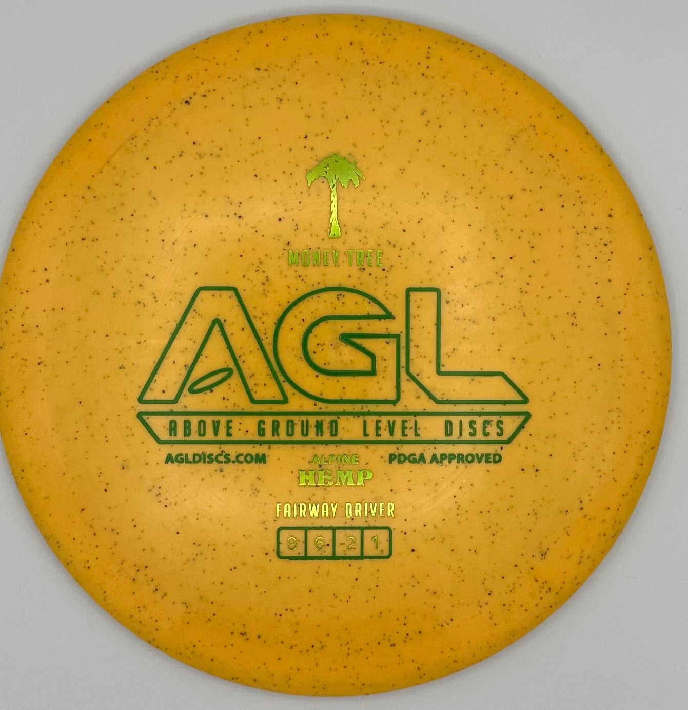 AGL Discs - Spicy Mustard Alpine Hemp Money Tree (AGL Bar Stamp)