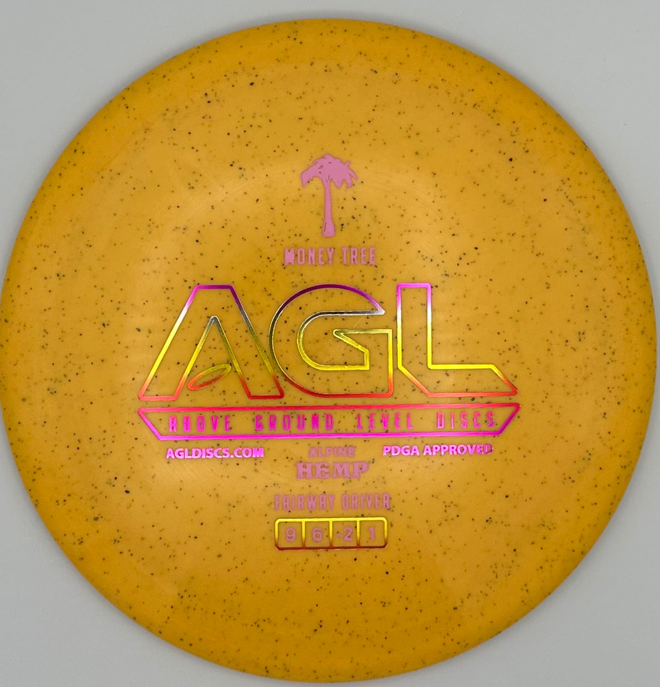 AGL Discs - Spicy Mustard Alpine Hemp Money Tree (AGL Bar Stamp)