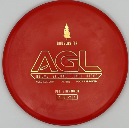 AGL Discs - Ribbon Red Alpine Douglas Fir (Stamped by Gateway)
