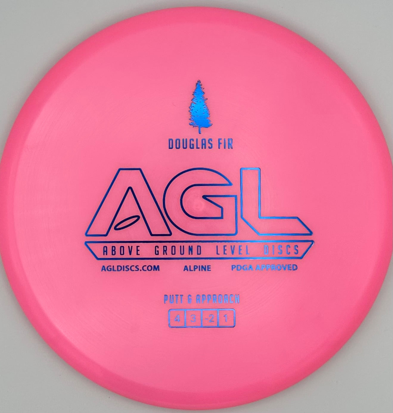 AGL Discs - Pink Alpine Boreal Douglas Fir (Stamped by Gateway)