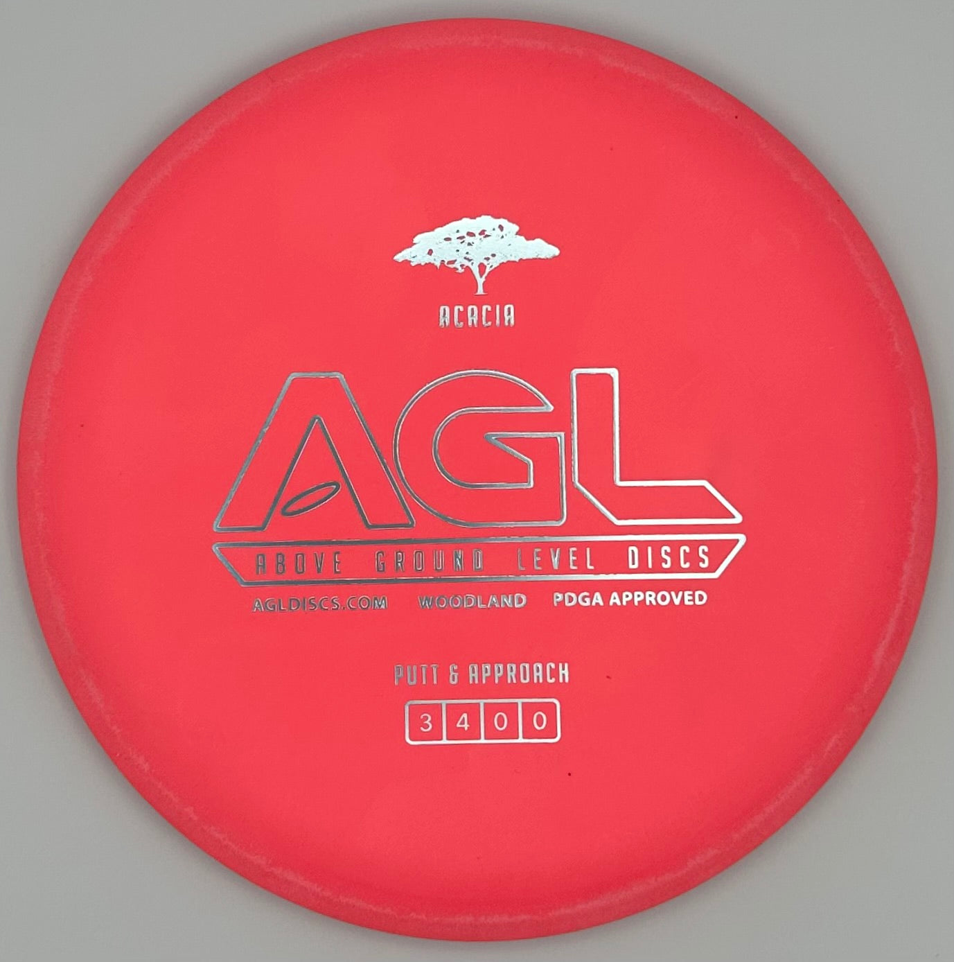 AGL Discs - Brick Red Woodland Acacia (Stamped by Gateway)