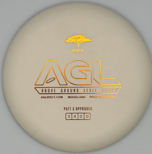 AGL Discs - Chalk White  Woodland Acacia (Stamped by Gateway)