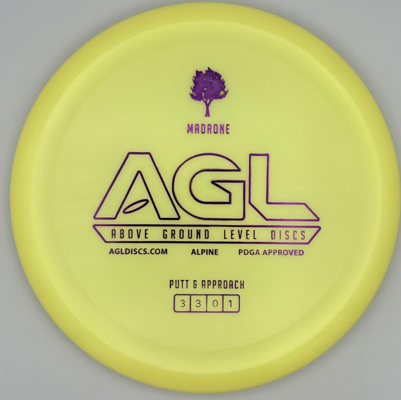 AGL Discs - Lemon Snow Alpine Madrone (Stamped by Gateway)