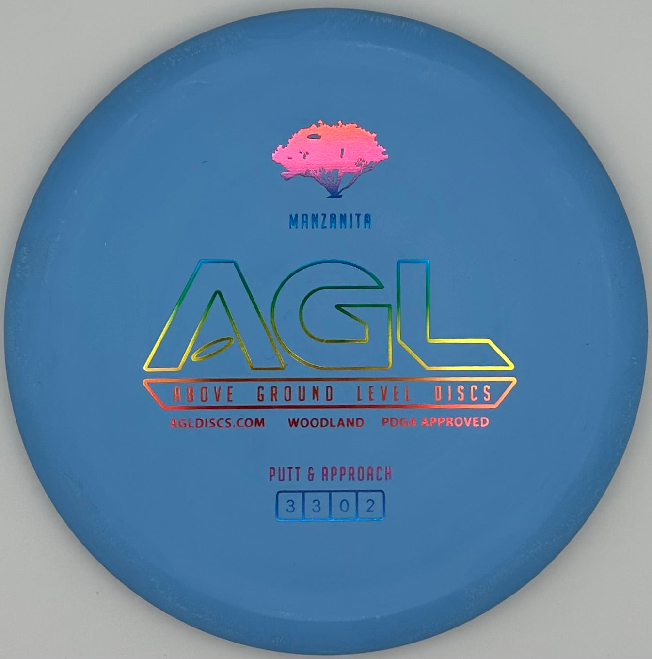 AGL Discs - Blue Woodland Manzanita (Stamped by Gateway)