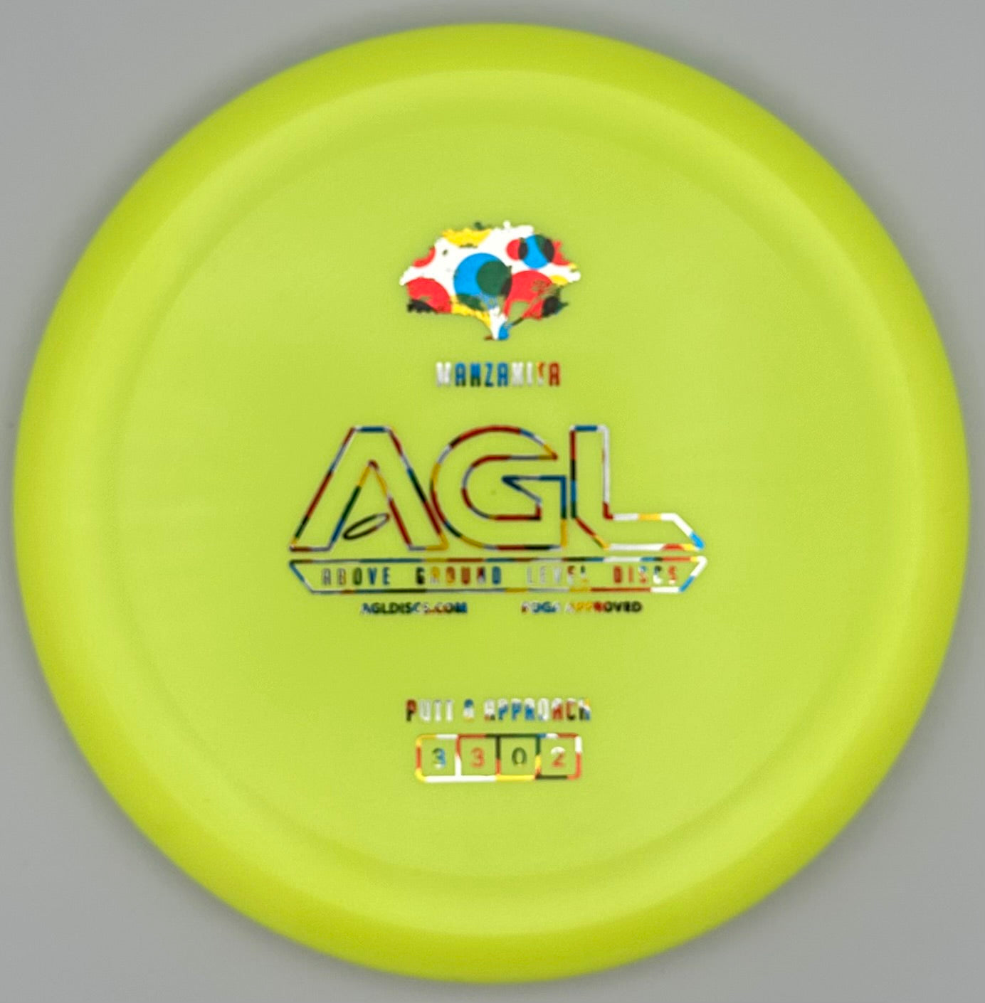 AGL Discs - Chartreuse Alpine Manzanita (Stamped by Gateway)
