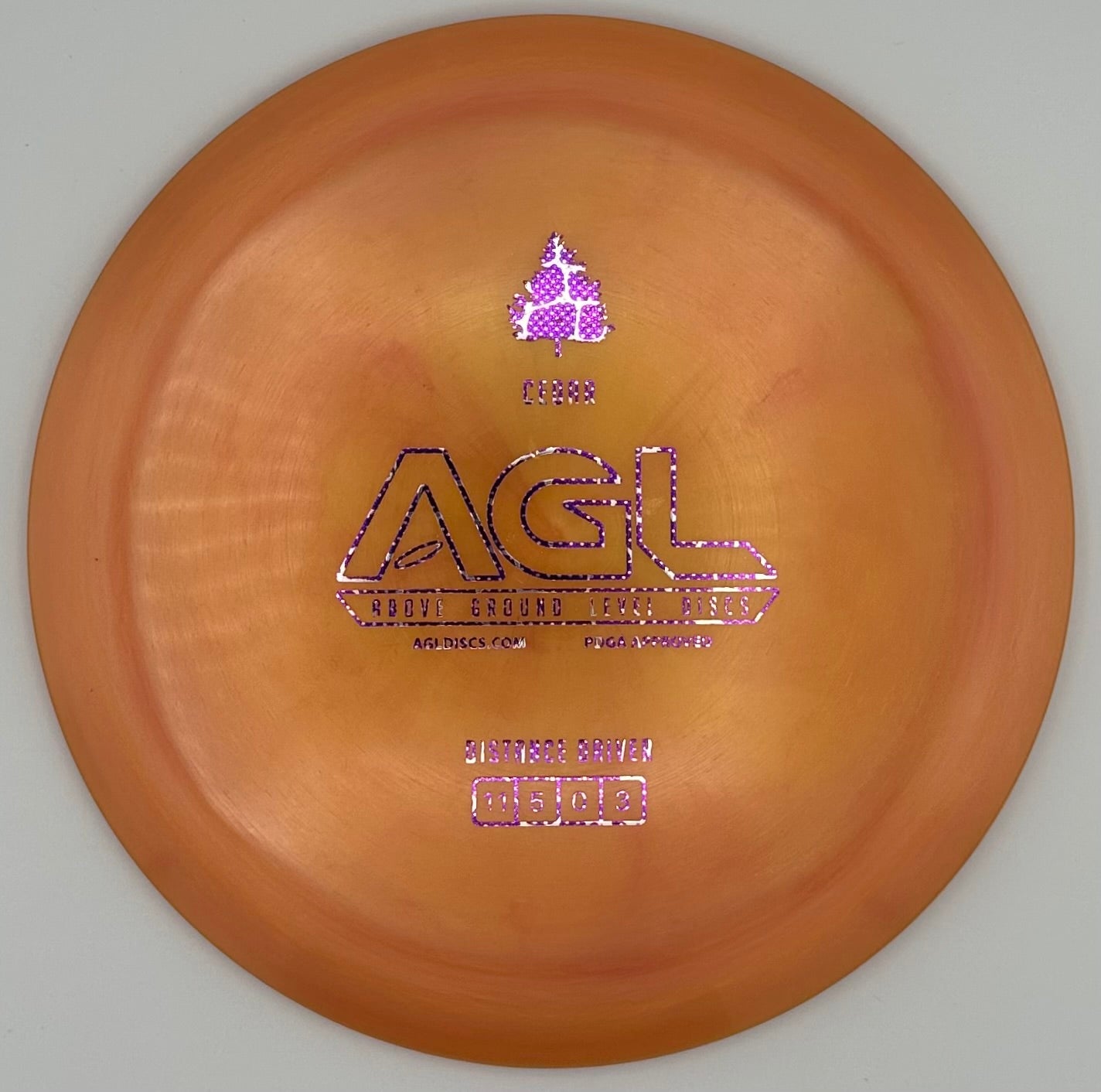 AGL Discs - Orange Sunset Alpine Cedar (Stamped by Gateway)